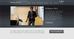 Desktop Screenshot of bastian-grimm.com